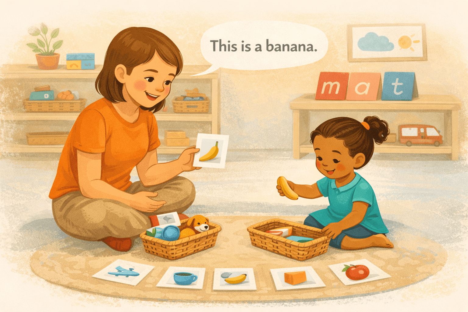 Montessori Language Activities (Ages 1-5): Object Baskets, Sound Games and Pre-Reading