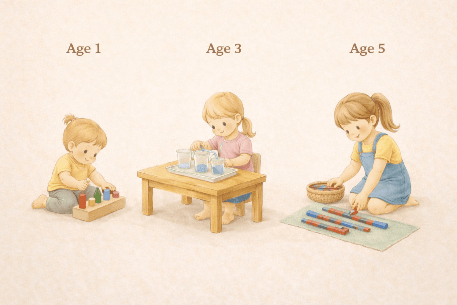 Montessori toddler activity and toy hub