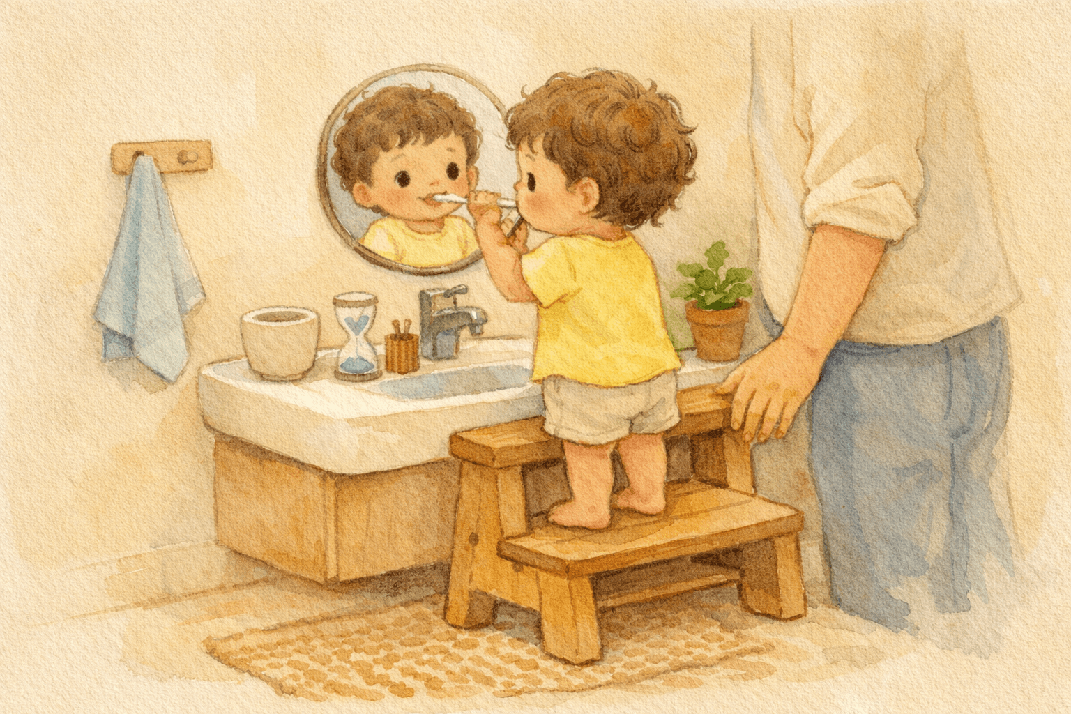 Montessori Toothbrushing: Age-by-Age Guide (0-6)