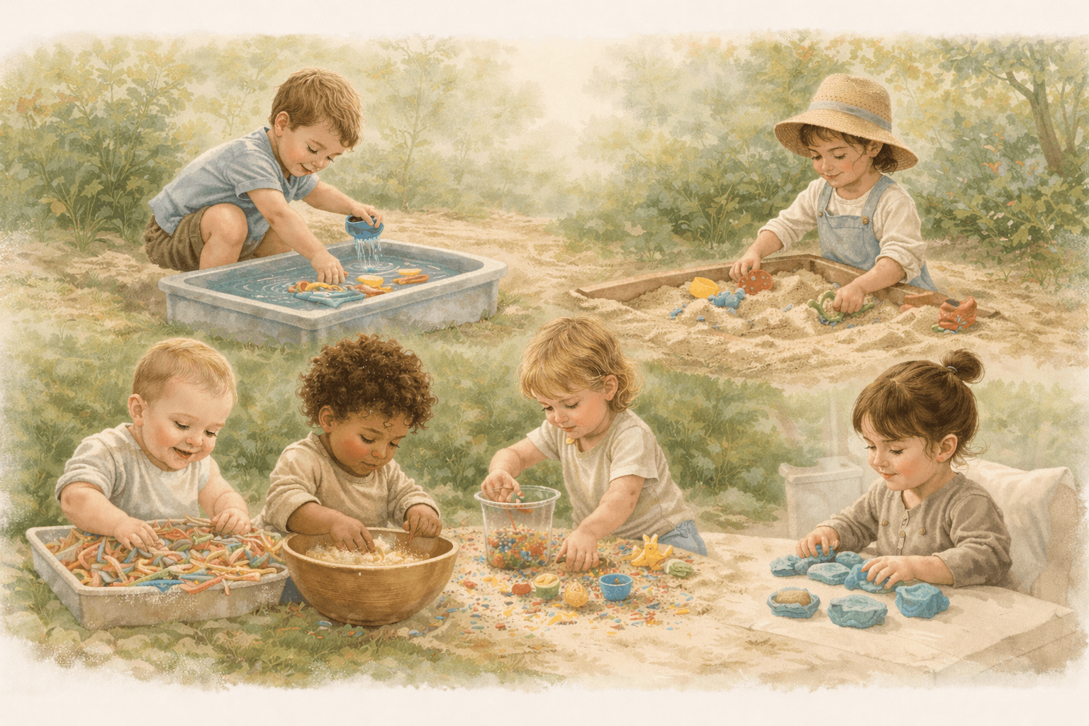 Sensory Play Ideas for Babies, Toddlers, and Preschoolers