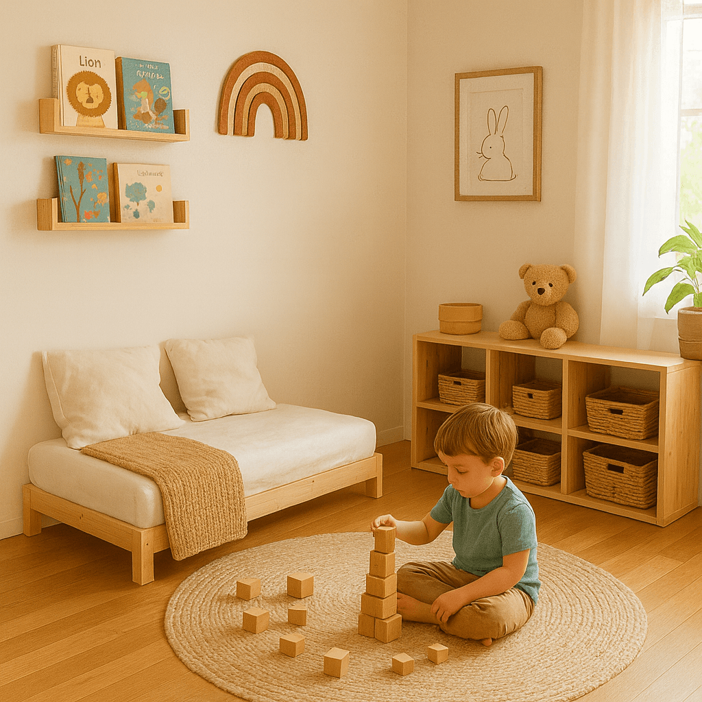 Montessori bedroom setup