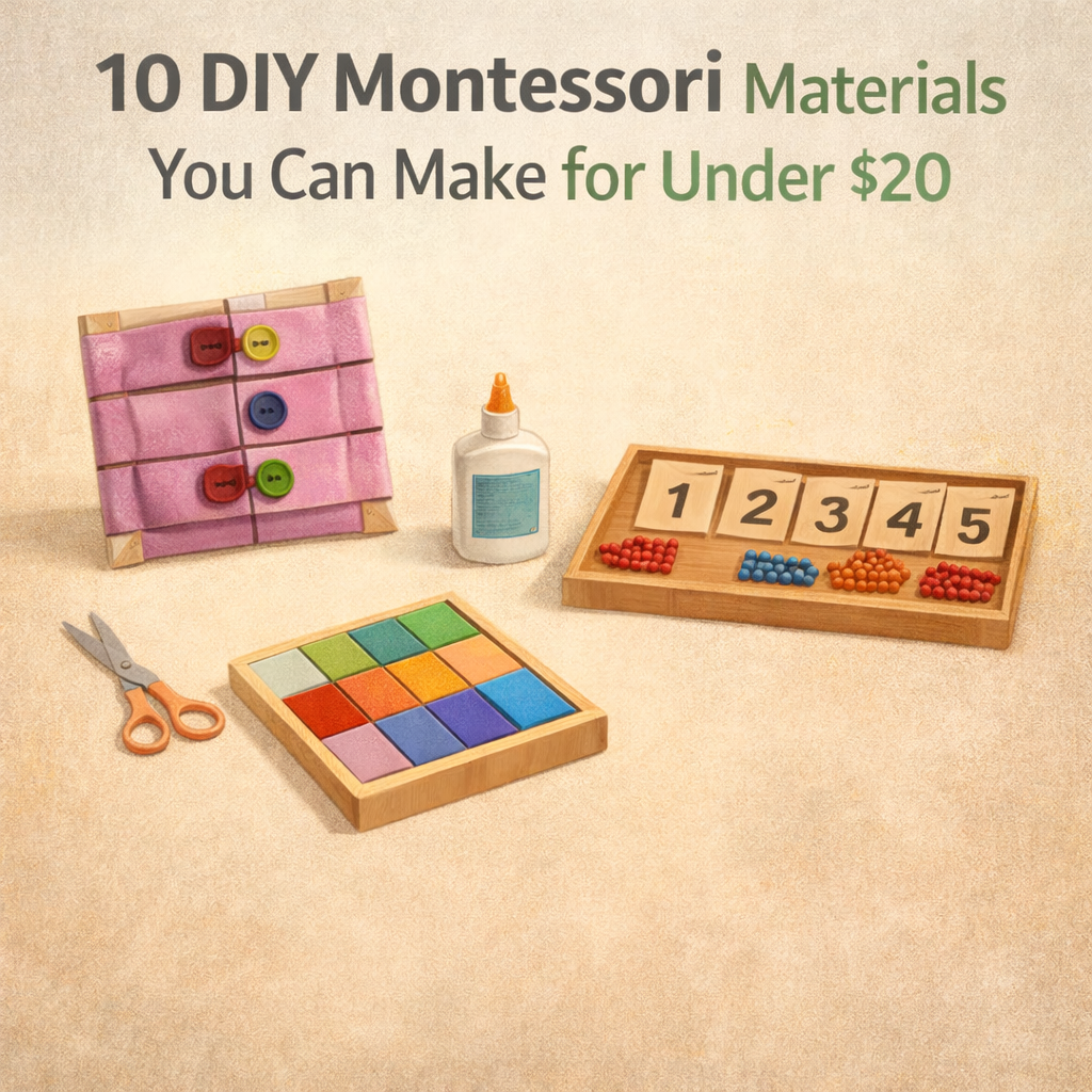 DIY Montessori materials